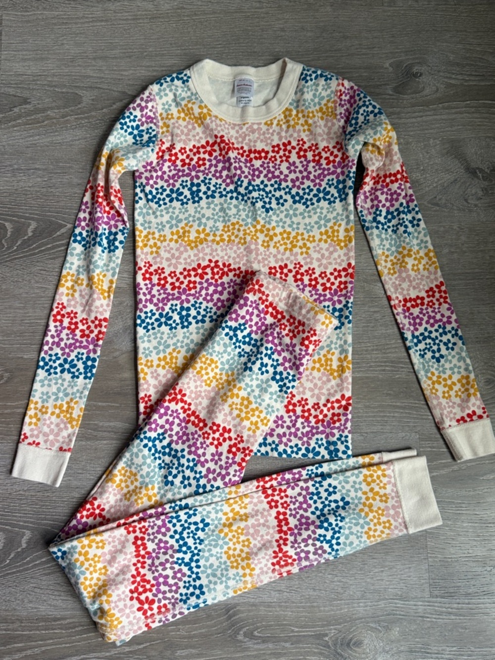 Hanna Andersson rainbow Pajamas set 14